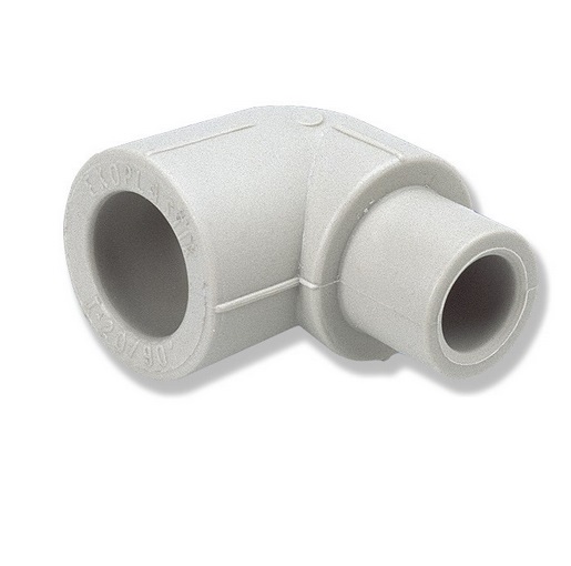 Уголок Ekoplastik 90° 20 мм вутренний/внешний полипропилен SKO120XXXX