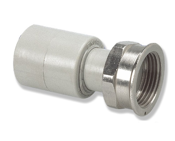  	 	Переход Ekoplastik с накидной гайкой 20х½