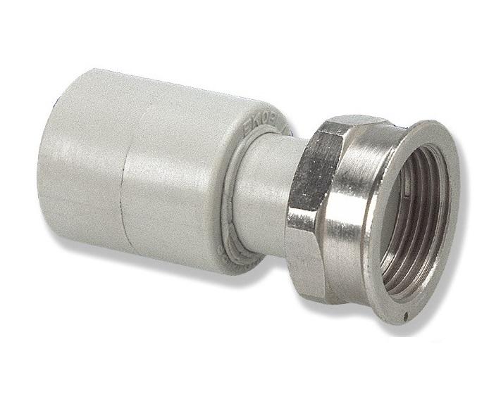  	 	Переход Ekoplastik с накидной гайкой 20х½