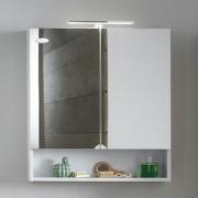 Зеркальный шкаф Kolpa-san Evelin TOE 55 подвесной 55х70 см ДСП серый 562010