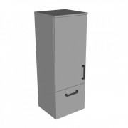 Пенал для ванної Kolpa-san Evelin E 1021 37.2х102 см ДСП білий 574000