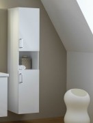 Пенал для ванної Kolpa-san Evelin E 1702 37х170 см ДСП білий 574060