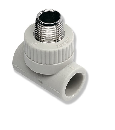  	Тройник Ekoplastik с наружной металлической резьбой 25х½ STKE02520X