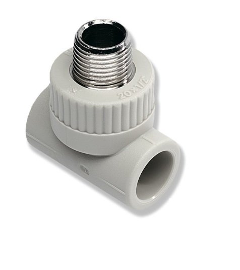  	 	Трійник Ekoplastik з зовнішньої металевої різьбленням 20х½