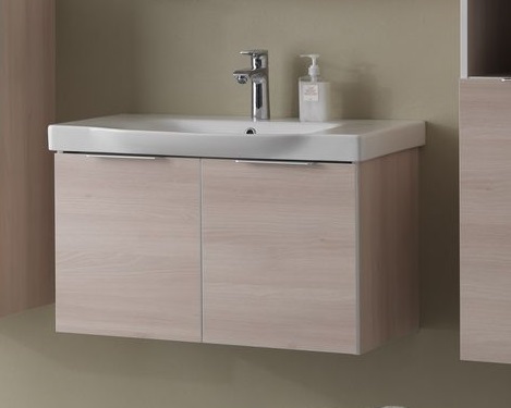 Тумба с раковиной Kolpa-san Lana OUL 80 80х57 см ДСП светлая акация 510890