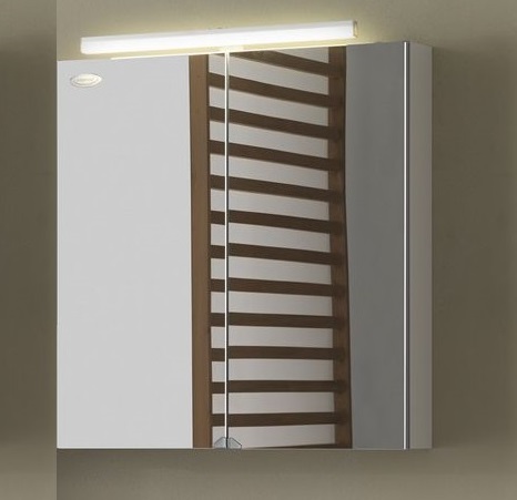 Зеркальный шкаф Kolpa-san Lana TOL 80 подвесной 80х70 см ДСП серый 529060