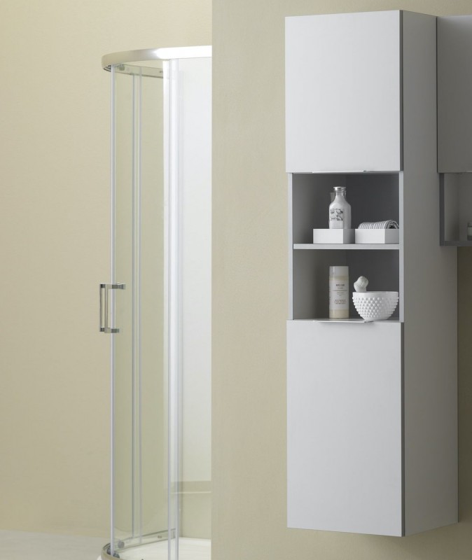 Пенал для ванной Kolpa-san Lana L 1562 40х156 см ДСП серый 510870