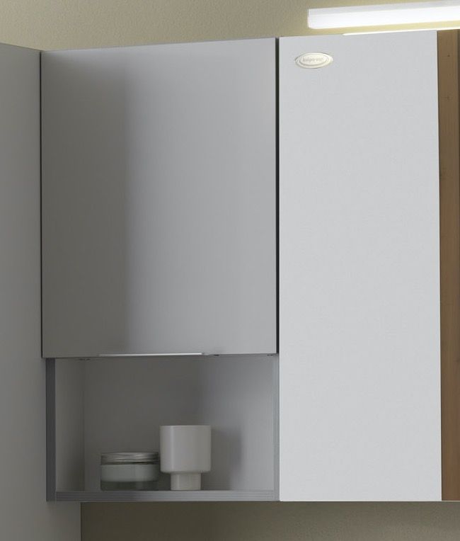 Шкафчик для ванной Kolpa-san Lana L 702/14 подвесной 40х70 см ДСП серый 529090