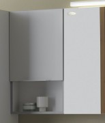 Шкафчик для ванной Kolpa-san Lana L 702/14 подвесной 40х70 см ДСП серый 529090