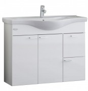 Тумба з раковиною Kolpa-san Fiona OUF 100 100х80 см ДСП білий 507710