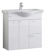 Тумба з раковиною Kolpa-san Fiona OUF 80 80х80 см ДСП білий 507690