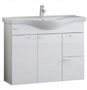 Тумба с раковиной Kolpa-san Fiona OUF 100 100х80см ДСП белый 507710