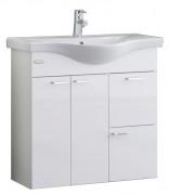 Тумба с раковиной Kolpa-san Fiona OUF 80 80х80см ДСП белый 507690