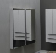 Пенал для ванної Kolpa-san Malaya M 1302/15 45х130 см МДФ/дзеркало бежевий 573740