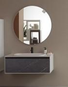 Тумба с раковиной Kolpa-san Pandora OUP 75 75х41.6 см ДСП черный камень 514210