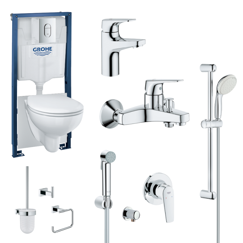 Набор Grohe Mega Bundle BauFlow 39418MB1