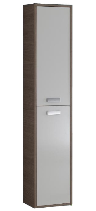 Пенал для ванної Kolpa-san Sara S 1803 підвісний 35х180 см ДСП темний текстурний 507880