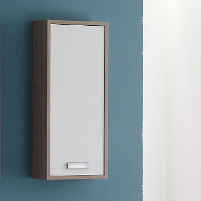 Шкафчик для ванной Kolpa-san Sara S 802/15 подвесной 35х80 см ДСП темный текстурный 508210