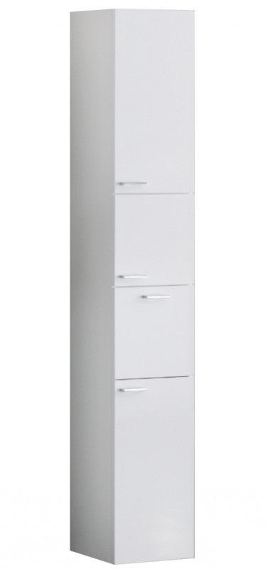 Пенал для ванной Kolpa-san Fiona F 1801 подвесной 30х180 см ДСП с покрытием из ПВХ белый 507740