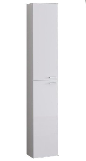 Пенал для ванной Kolpa-san Fiona F 1803 подвесной 30х180 см ДСП с покрытием из ПВХ белый 507750