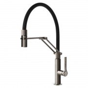 Смеситель для кухни Gessi Officine с выдвижной лейкой нержавеющая сталь 60055#149