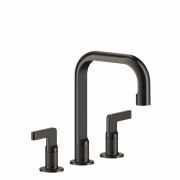 Смеситель для кухни Gessi Inciso на 3 отверстия черный металл брашированный 58701#707