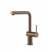 Змішувач для кухні Gessi Inedito одноважільний мідь брашірованная 60451#125