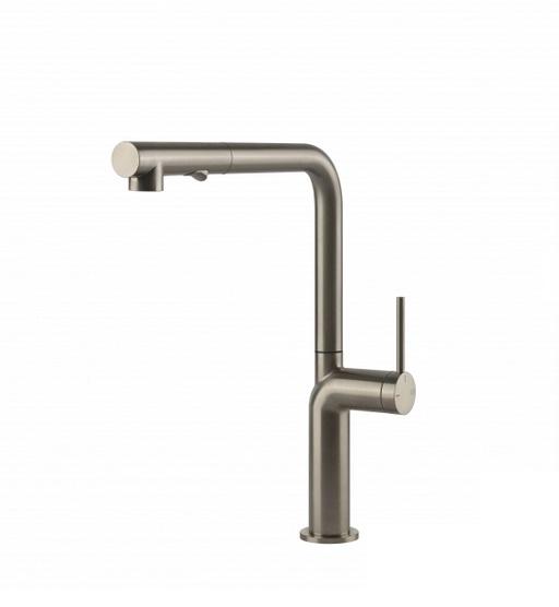 Смеситель для кухни Gessi Stelo с выдвижной лейкой нержавеющая сталь 60311#149
