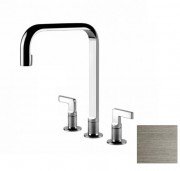 Смеситель для кухни Gessi Inciso на 3 отверстия нержавеющая сталь 58701#149