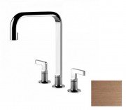 Смеситель для кухни Gessi Inciso на 3 отверстия медь 58701#030