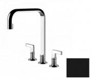 Змішувач для кухні Gessi Inciso на 3 отвори матовий чорний 58701#299