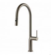 Смеситель для кухни Gessi Stelo с выдвижной лейкой нержавеющая сталь 60303#149