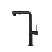 Смеситель для кухни Gessi Stelo с выдвижной лейкой матовый черный 60311#299