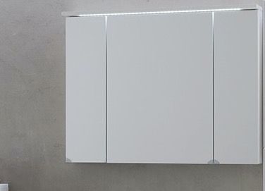 Зеркальный шкаф Kolpa-san Tara TO 90 подвесной 90.4х71.8 см с подсветкой ДСП белый 507430