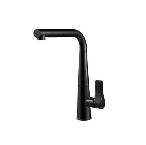 Змішувач для кухні Gessi Proton одноважільний матовий чорний 17175#299