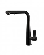 Смеситель для кухни Gessi Proton с вытяжной лейкой матовый черный 17177#299