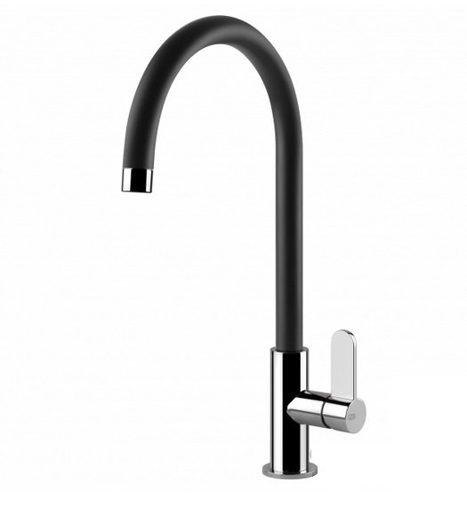 Змішувач для кухні Gessi Helium змішувач хром/чорний 60075#399