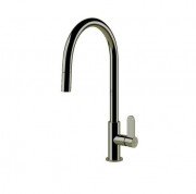 Смеситель для кухни Gessi Helium с выдвижной лейкой нержавеющая сталь 60077#149