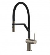 Змішувач для кухні Gessi Inedito з витяжною лійкою нержавіюча сталь 60429#149