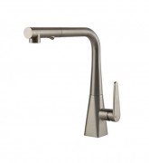 Смеситель для кухни Gessi Proton S с вытяжной лейкой нержавеющая сталь 60107#149