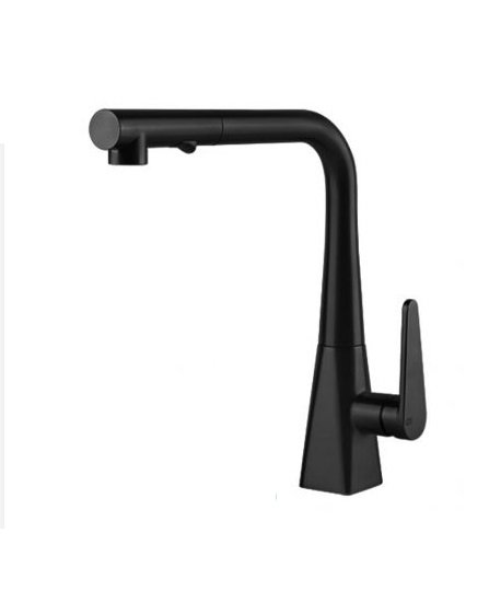 Смеситель для кухни Gessi Proton S с вытяжной лейкой матовый черный 60107#299