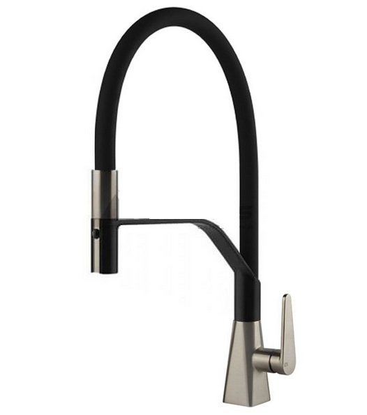 Смеситель для кухни Gessi Proton S с вытяжной лейкой нержавеющая сталь 60113#149