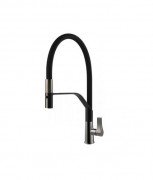 Смеситель для кухни Gessi Proton с вытяжной лейкой нержавеющая сталь 17191#149