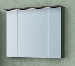 Дзеркальна шафа Kolpa-san Tara TO 90 підвісна 90.4х71.8 см з підсвічуванням ДСП темний дуб 528460