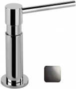 Дозатор для жидкого мыла Gessi Oxygene Сucina врезной 500 мл черный металл 29651#706