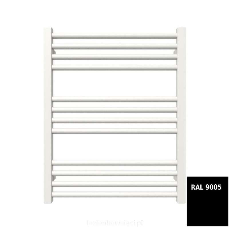 Електрична рушникосушка Terma Fiona 1380x530 мм сталь чорний WGFIN138053/SX/9005