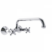 Змішувач для кухні GRB Cocinas 1866 двухвентильний настінний хром 80930800