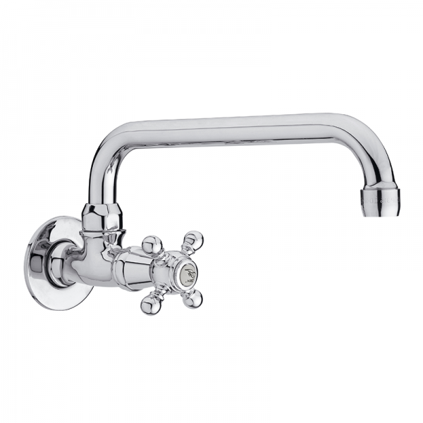 Смеситель для кухни GRB Cocinas 1866 одновентильный настенный хром 80920800