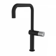 Змішувач для кухні GRB Cocinas Aura одноважельний чорний 75820752