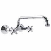 Змішувач для кухні GRB Cocinas 1866 двухвентильний настінний хром 80952800